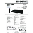 Sony BDP-BX57, BDP-S570 Service Manual
