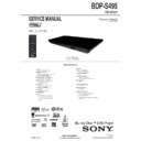 Sony BDP-S495 Service Manual