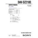 Sony DAV-DZ210D Service Manual