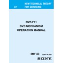 Sony DVP-F11 (serv.man3) Service Manual