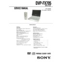 Sony DVP-FX705 Service Manual