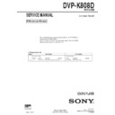 dvp-k808d service manual