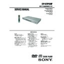 Sony DVP-K870P, DVP-K880P Service Manual