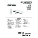 Sony DVP-K88P, DVP-K88PM Service Manual