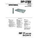 Sony DVP-LS785V Service Manual