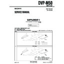 Sony DVP-M50 (serv.man2) Service Manual