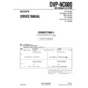 Sony DVP-NC600 (serv.man2) Service Manual