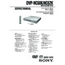 Sony DVP-NC60K, DVP-NC62K Service Manual