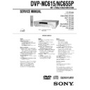 Sony DVP-NC615, DVP-NC655P, HT-5500D Service Manual