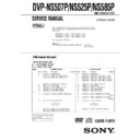 Sony DVP-NS507P, DVP-NS525P, DVP-NS575P, DVP-NS585P, HTP-2000 Service Manual