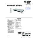 Sony DVP-NS63P Service Manual