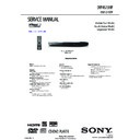 Sony DVP-NS758HP Service Manual
