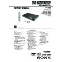Sony DVP-NS90V, DVP-NS92V Service Manual