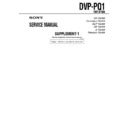 Sony DVP-PQ1 (serv.man2) Service Manual