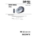 Sony DVP-PQ1 (serv.man4) Service Manual