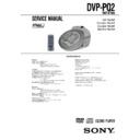 Sony DVP-PQ2 Service Manual