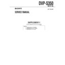 Sony DVP-S350 (serv.man2) Service Manual