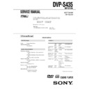 dvp-s435 service manual