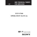 Sony DVP-S7000 (serv.man2) Service Manual
