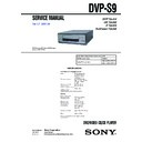 Sony DVP-S9, MHC-S9D Service Manual