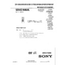 Sony DVP-SR100, DVP-SR101P, DVP-SR200P, DVP-SR400P, DVP-SR550P, DVP-SR650P, DVP-SR90, DVP-SR95 Service Manual
