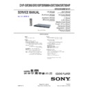 Sony DVP-SR300, DVP-SR510P, DVP-SR600H, DVP-SR700H, DVP-SR700HP Service Manual