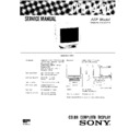 Sony CPD-1420E Service Manual