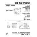 Sony CPD-15SF2, CPD-15SF2T Service Manual