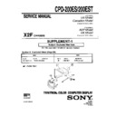 Sony CPD-200ES, CPD-200EST (serv.man2) Service Manual
