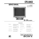 Sony CPD-200GS (serv.man2) Service Manual