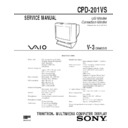 Sony CPD-201VS Service Manual