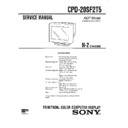 Sony CPD-20SF2T5 Service Manual