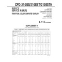 Sony CPD-210EST, CPD-210EST9, CPD-210GS Service Manual