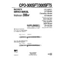 Sony CPD-300SFT, CPD-300SFT5 (serv.man2) Service Manual