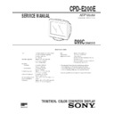 cpd-e200e service manual
