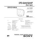 Sony CPD-G200, CPD-G200P Service Manual