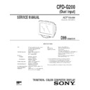 Sony CPD-G200 (serv.man2) Service Manual