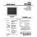 Sony CPD-G520 (serv.man2) Service Manual