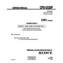 Sony CPD-G520P (serv.man3) Service Manual