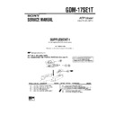 Sony GDM-17SE1T (serv.man2) Service Manual
