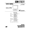 gdm-17se1t service manual