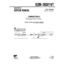 Sony GDM-20SE1VT (serv.man3) Service Manual
