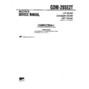 Sony GDM-20SE2T (serv.man2) Service Manual