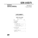 Sony GDM-20SE2T5 (serv.man2) Service Manual
