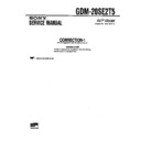Sony GDM-20SE2T5 (serv.man4) Service Manual