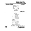 Sony GDM-20SE2T5 Service Manual