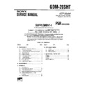 Sony GDM-20SHT Service Manual