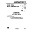Sony GDM-500PS, GDM-500PST (serv.man3) Service Manual