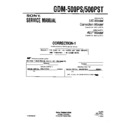 Sony GDM-500PS, GDM-500PST (serv.man4) Service Manual