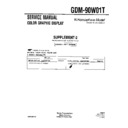 Sony GDM-90W01T (serv.man2) Service Manual